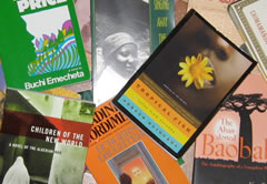 Photo of books spread out on the floor