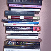 A pile of books