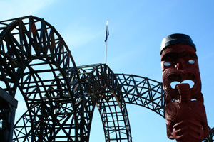 Photo of Maori sculpture