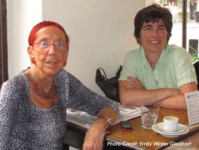 Photo of Angelica Gorodischer and Amalia Gladhart